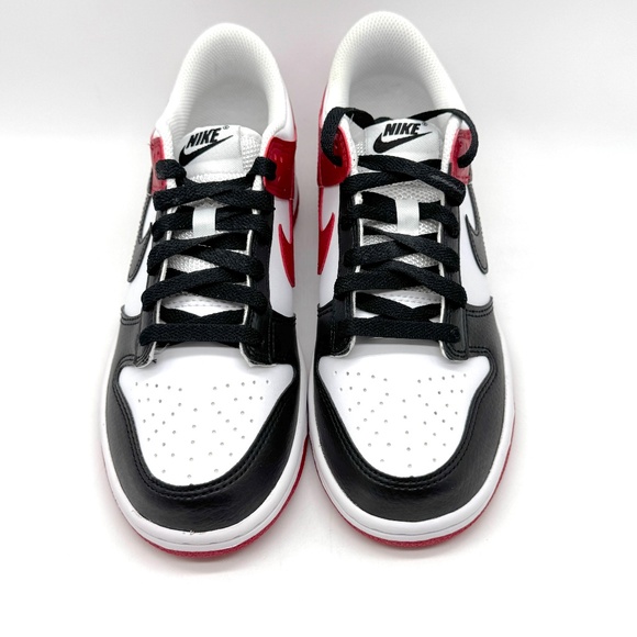 Nike Dunk Low Red Black Toe 6.5 Youth / 8 Womens New HF9980-600 - Picture 2 of 11